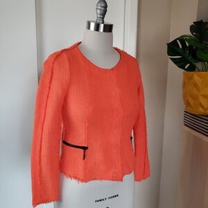 Waffle Tweed Blazer Size Medium!